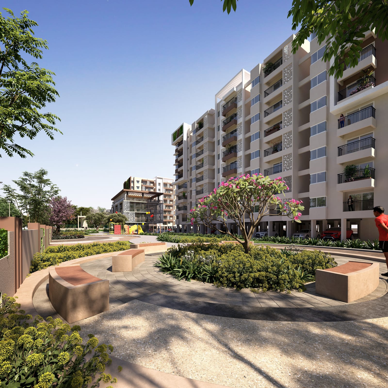 Green Boulevard landscaped gardens and walkways